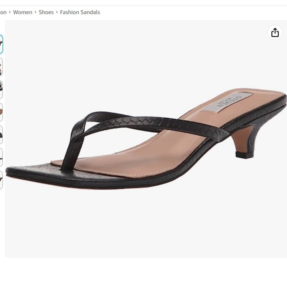 Steven New York Tavin Sandal in Black